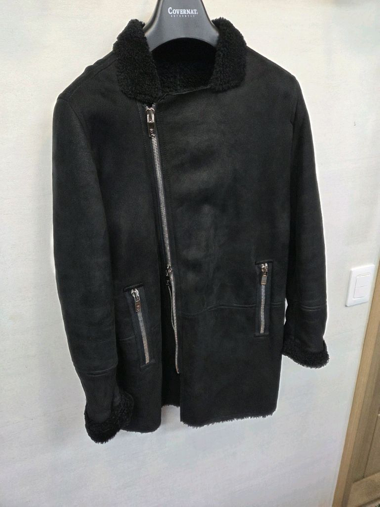 bon 천연 양 가죽 모피 무스탕 자켓 L--5