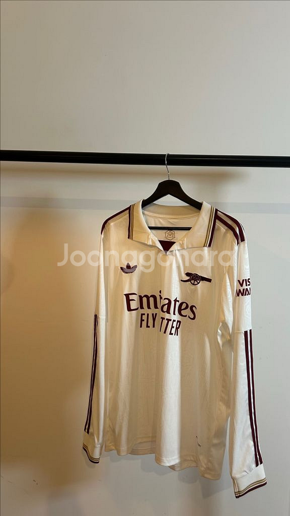 아스날 24/25 어웨이 유니폼 레플리카 아디다스 롱슬리브--1