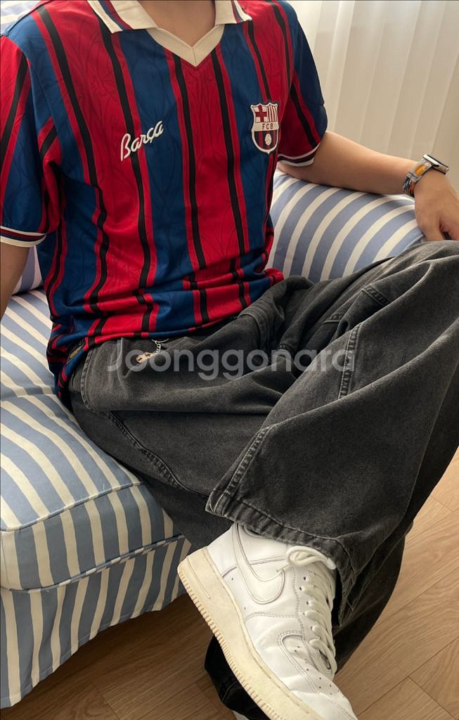 FC 바르셀로나 레플리카 축구 유니폼 (새제품)--6