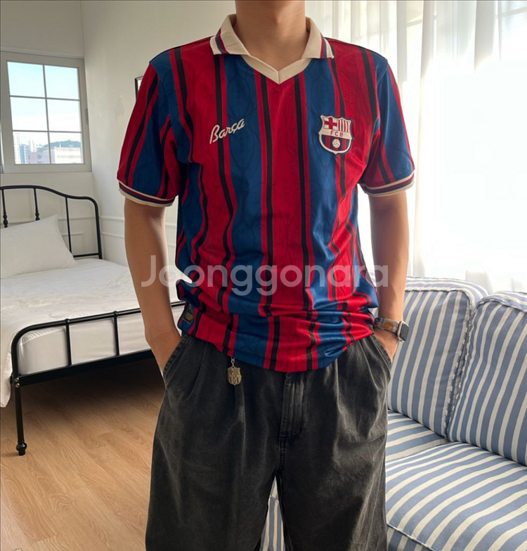 FC 바르셀로나 레플리카 축구 유니폼 (새제품)--7