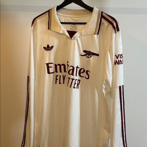 아스날 24/25 어웨이 유니폼 레플리카 새상품 아디다스 롱슬리브