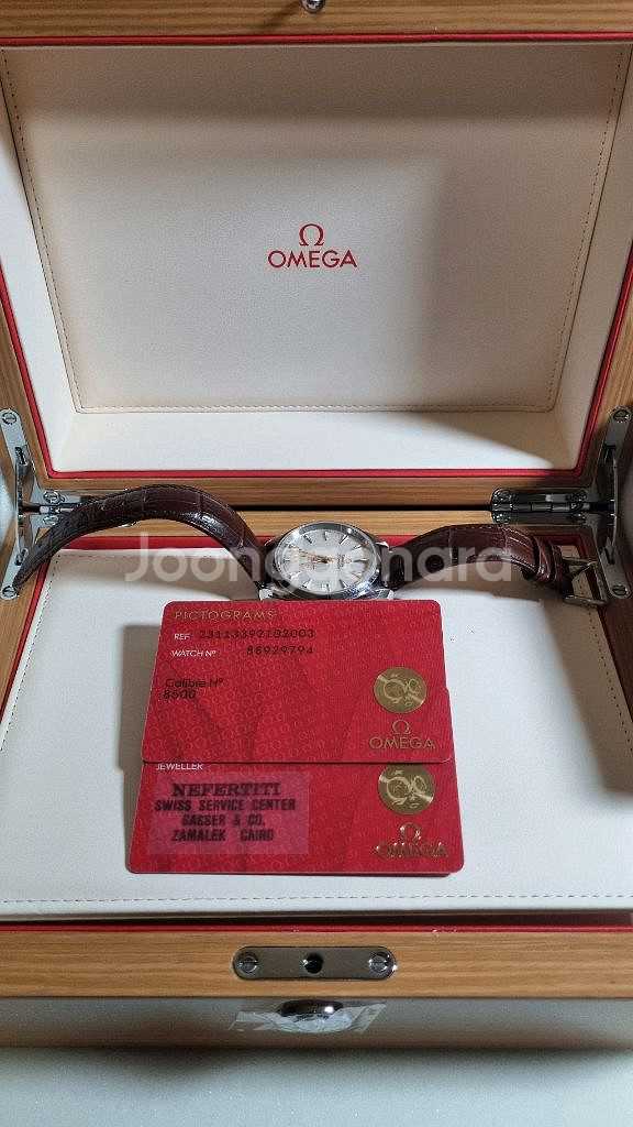 오메가 아쿠아테라 골드핸즈 38.5mm 판매합니딘--0