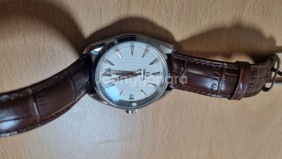 오메가 아쿠아테라 골드핸즈 38.5mm 판매합니딘--3