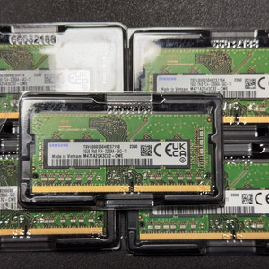 노트북, 미니pc용 삼성 DDR4 16GB 3200MHz 메모리 5개