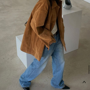 마지막가격)브라운 스웨이드자켓 돈피 헤르쯔 라룸 매니크