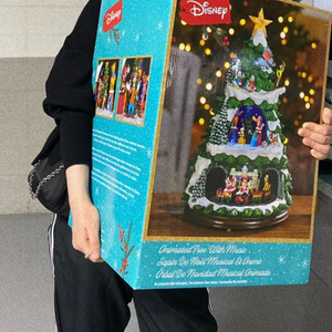 디즈니 크리스마스 트리 오르골 조명 오너먼트 장식 코스트코