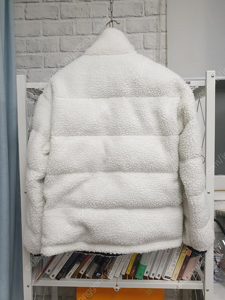 아이더 남성 여성 숏패딩 S 90 66 양면 플리스 구스다운 후리스패딩 XB17 이미지