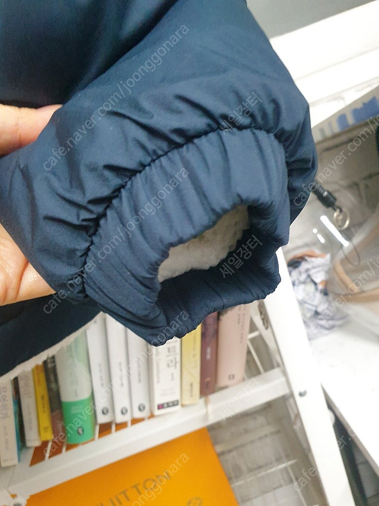 아이더 남성 여성 숏패딩 S 90 66 양면 플리스 구스다운 후리스패딩 XB17 이미지