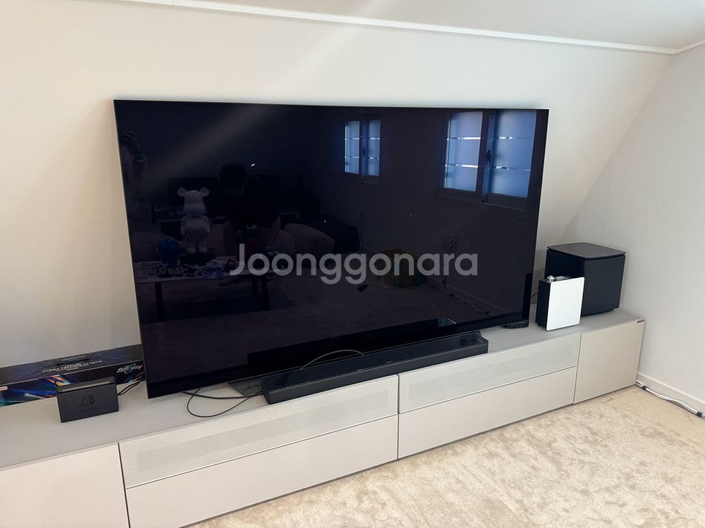 한샘 유로 503 파사드 티비장 팝니다--0