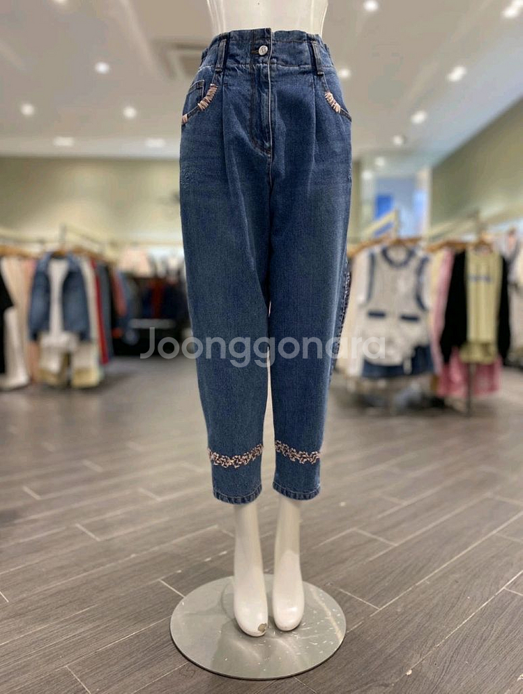 오즈세컨 브레이드라인 데님 팬츠 사이즈 67--0