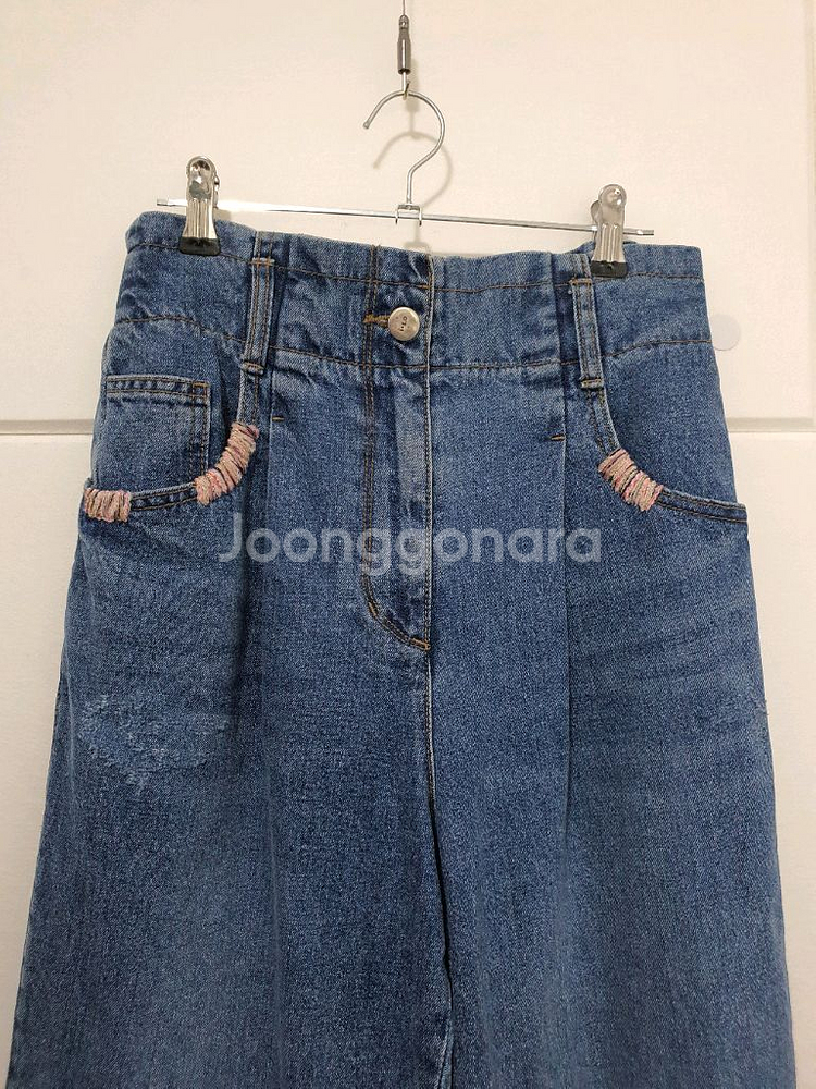 오즈세컨 브레이드라인 데님 팬츠 사이즈 67--4