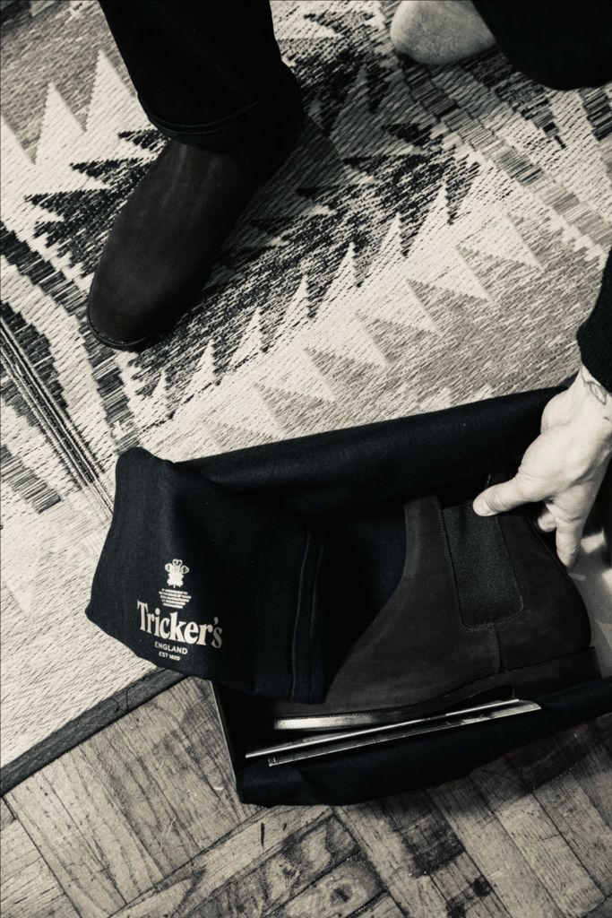 트리커즈 블랙 스웨이드 첼시 부츠 265 270 Uk 8 Eu 42 새상품--5