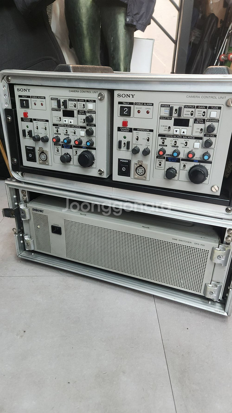 전문 영상 스위처SONY DFR -700 CAMERA control unit. 렉케이스포함--0