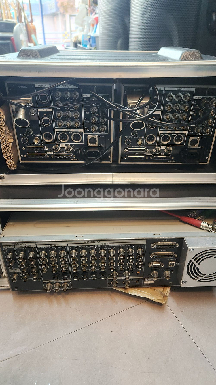 전문 영상 스위처SONY DFR -700 CAMERA control unit. 렉케이스포함--4
