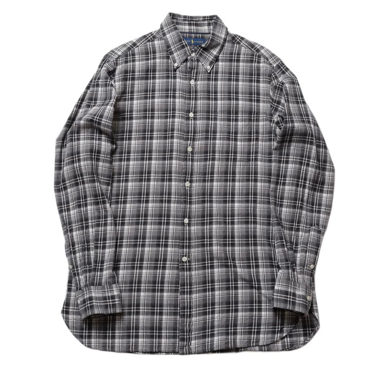 폴로랄프로렌 셔츠 플란넬 레귤러핏 럭셔리트윌 S 95 100--1