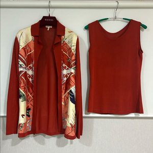 에르메스 가디건 탑세트