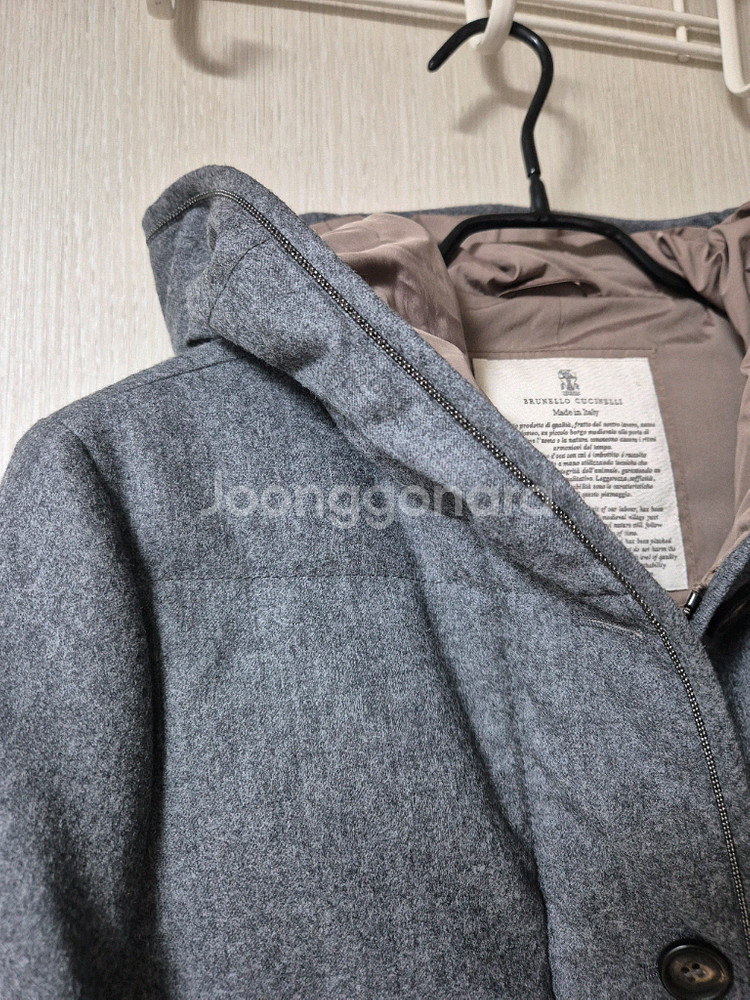 (명품) 부르넬로 쿠치넬리 다운패딩 버진 울패딩자켓 후드자켓--3