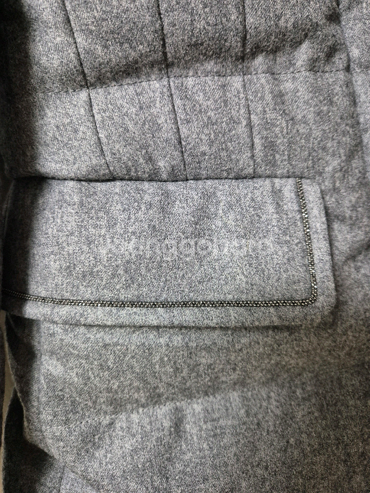 (명품) 부르넬로 쿠치넬리 다운패딩 버진 울패딩자켓 후드자켓--4