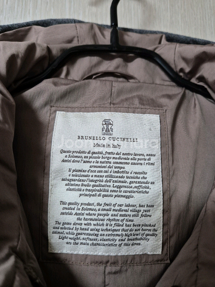 (명품) 부르넬로 쿠치넬리 다운패딩 버진 울패딩자켓 후드자켓--7