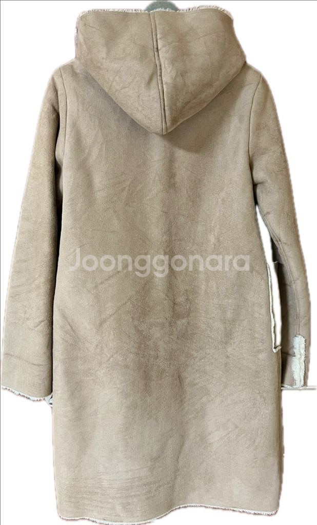 어반리서치 여성용 후드 무스탕 롱코트 free프리 사이즈--1