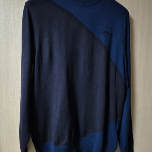 캘러웨이 니트 남성 골프 니트 배색 스웨터 100