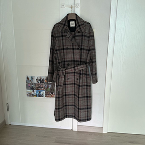 스튜디오 톰보이 체크 코트 (3회 착용)