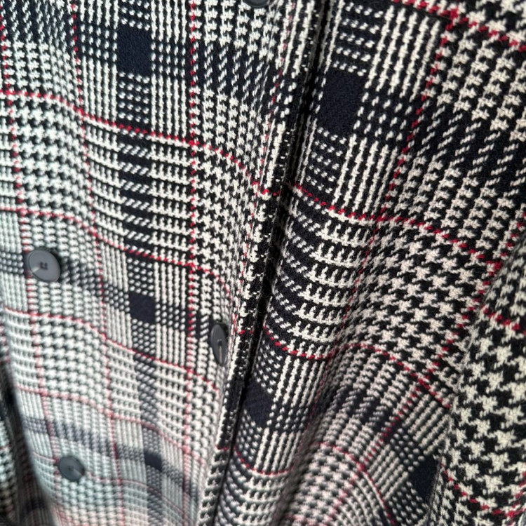 스튜디오 톰보이 체크 코트 (3회 착용)--2