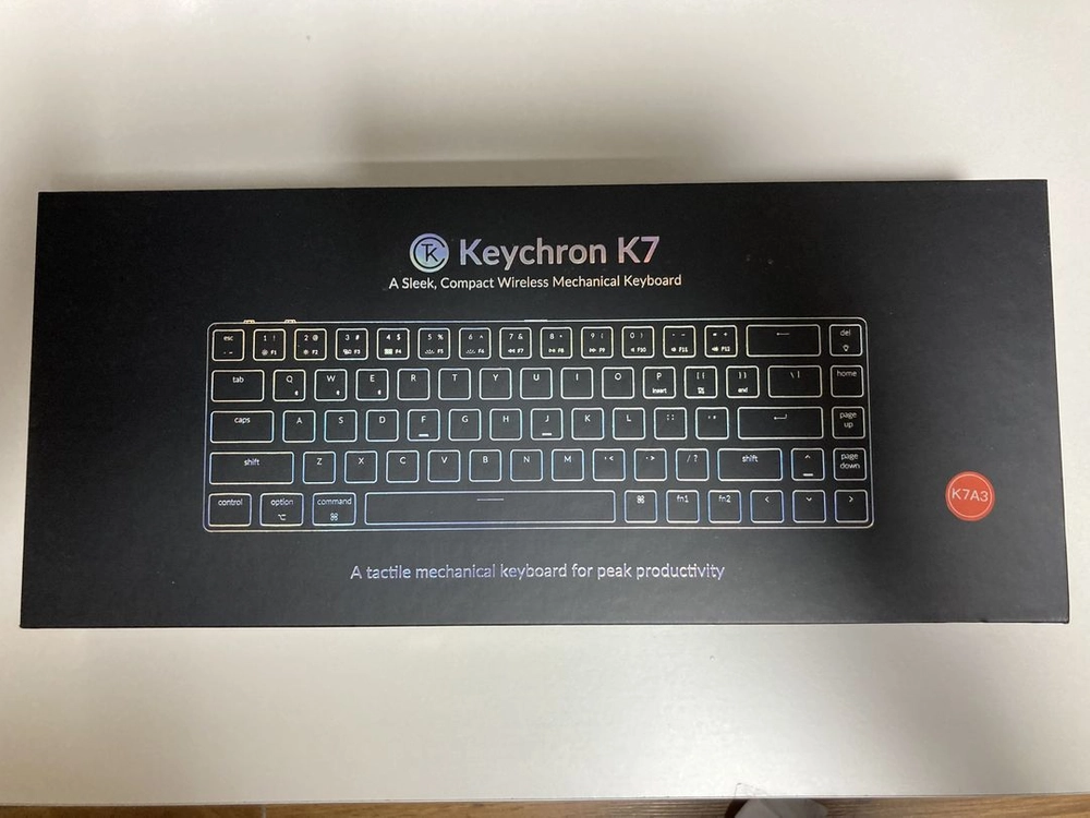 [부산]키크론 키보드(K7, 갈축, 핫스왑 안됨xxx) 판매합니다 이미지