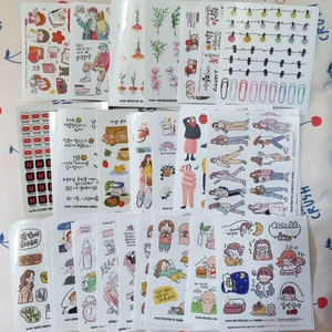 [일괄]랄라예나 랜덤인스,이형지북a6, 스티커