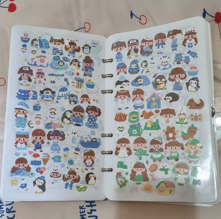 [일괄]랄라예나 랜덤인스,이형지북a6, 스티커--4