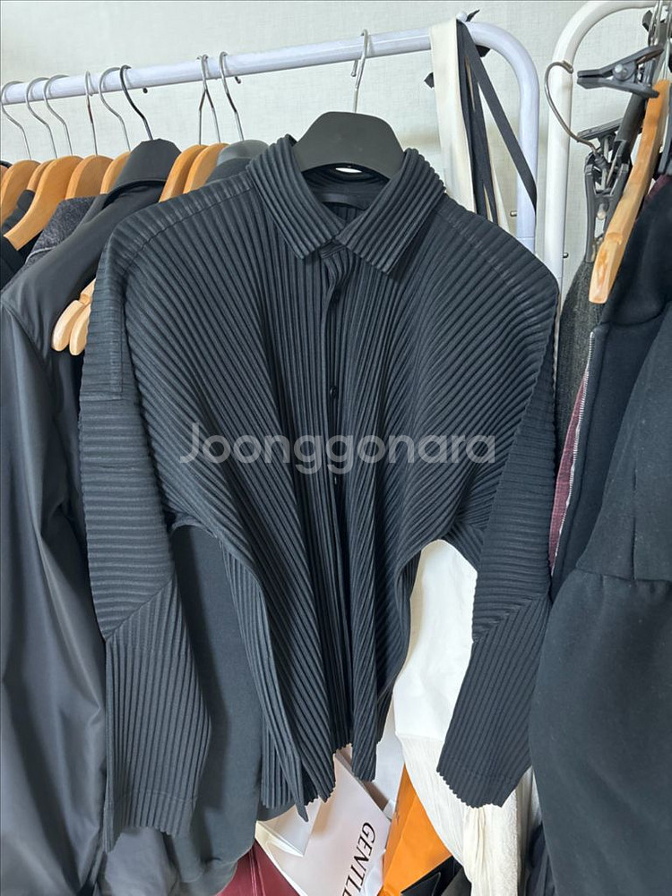 [2] 이세이 미야케 옴므 플리스 블랙 셔츠--1