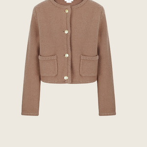 살롯 트위드 니트 자켓