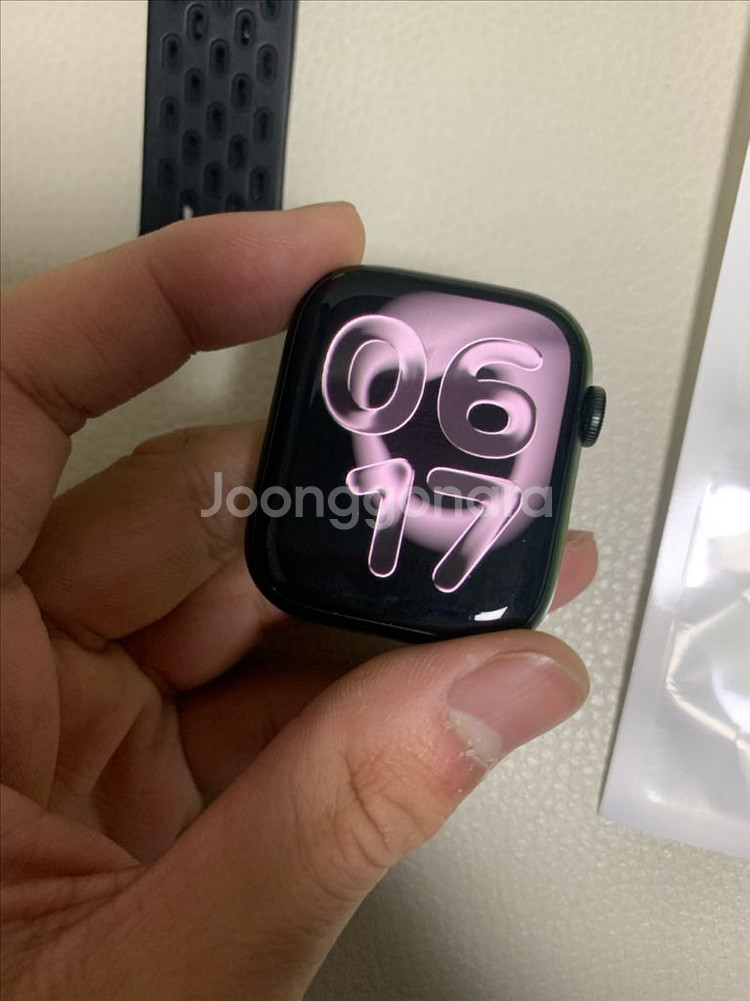 애플워치7 45mm 셀룰러 그린--1