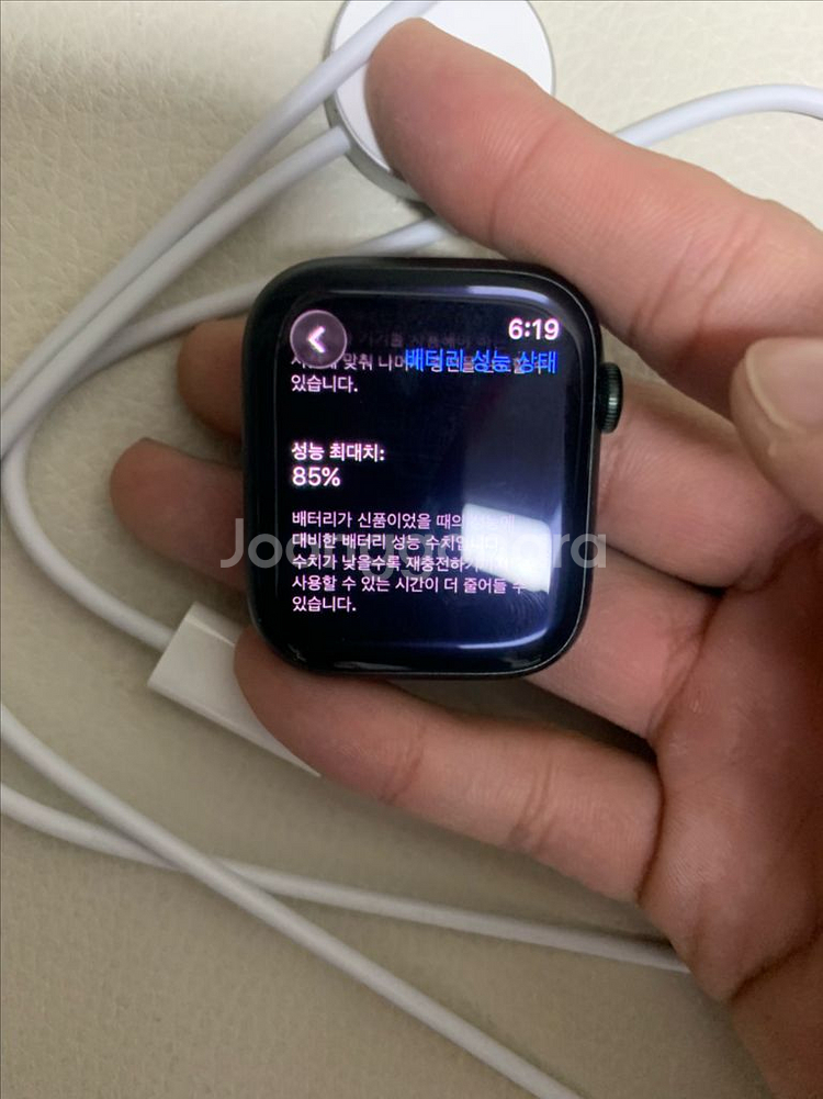 애플워치7 45mm 셀룰러 그린--8