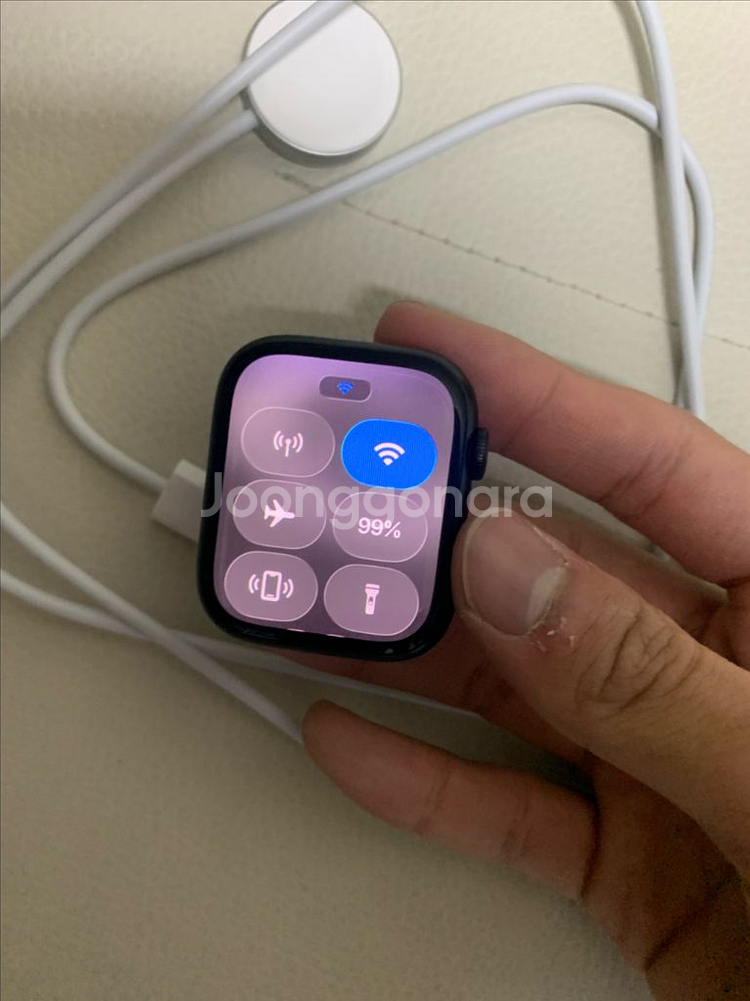 애플워치7 45mm 셀룰러 그린--9