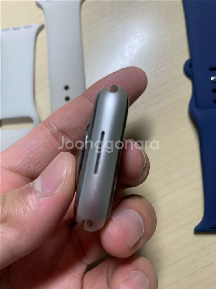 애플워치7 45mm 실버 판매--3