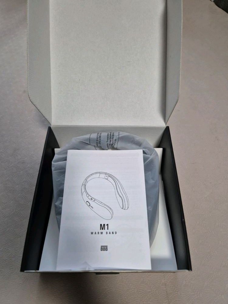 트리플블랙 M1(블랙) 넥워머 온열기(거의 새거) BBB-NW01--1