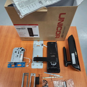 무타공 디지털 도어락유니코 링크 트렌디