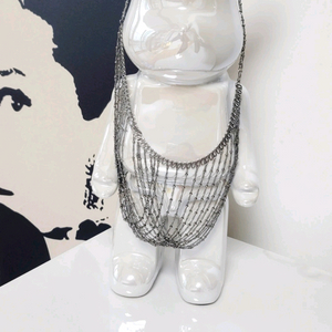 드레이프 체인 목걸이_새제품