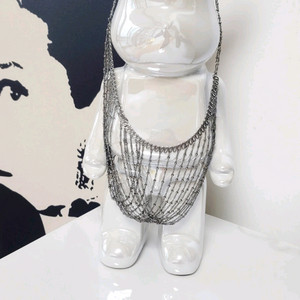 드레이프 체인 목걸이_새제품