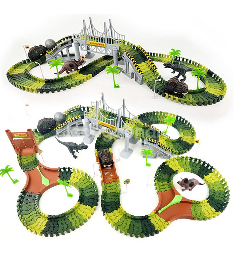 공룡레일카 세트 다이노파크--1