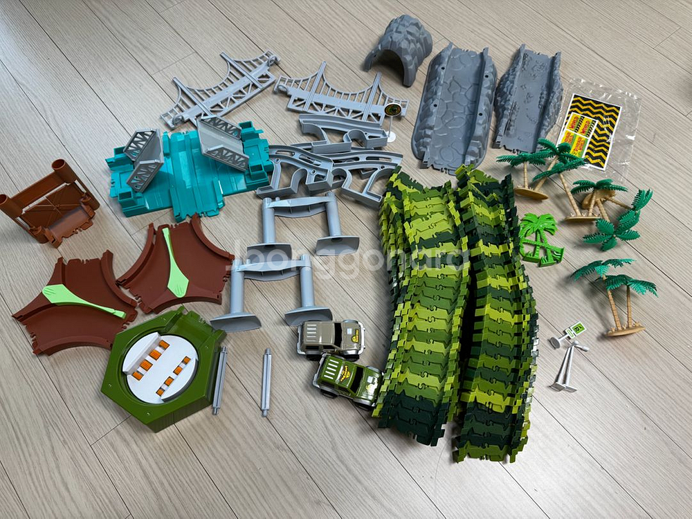 공룡레일카 세트 다이노파크--2