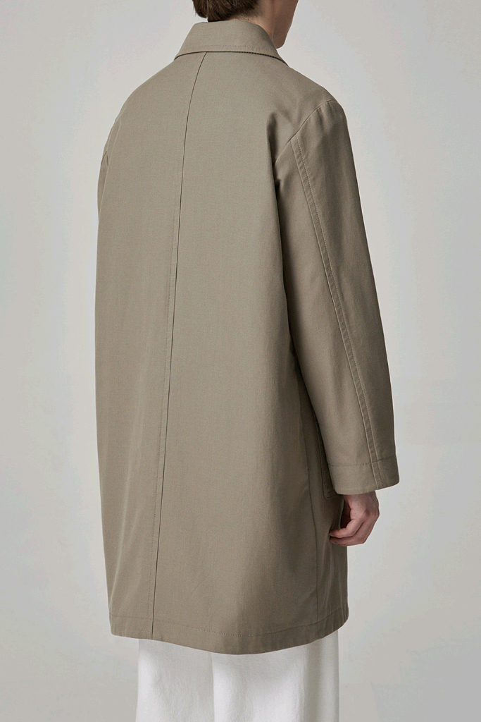 커스텀멜로우 베이지 트렌치 코트--2