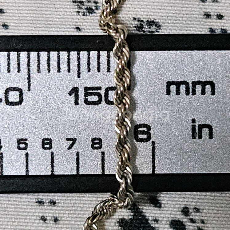 14k 로프체인 팔찌 2색--6