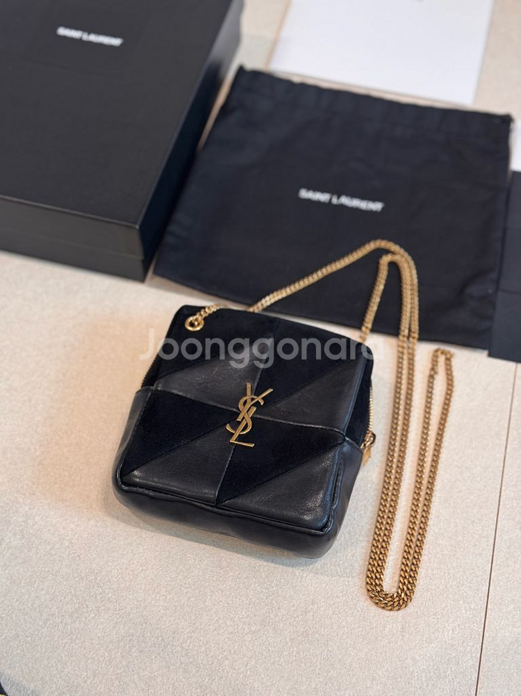 정가 129만원) 생로랑 제이미 큐브 숄더백 미니 크로스백--1