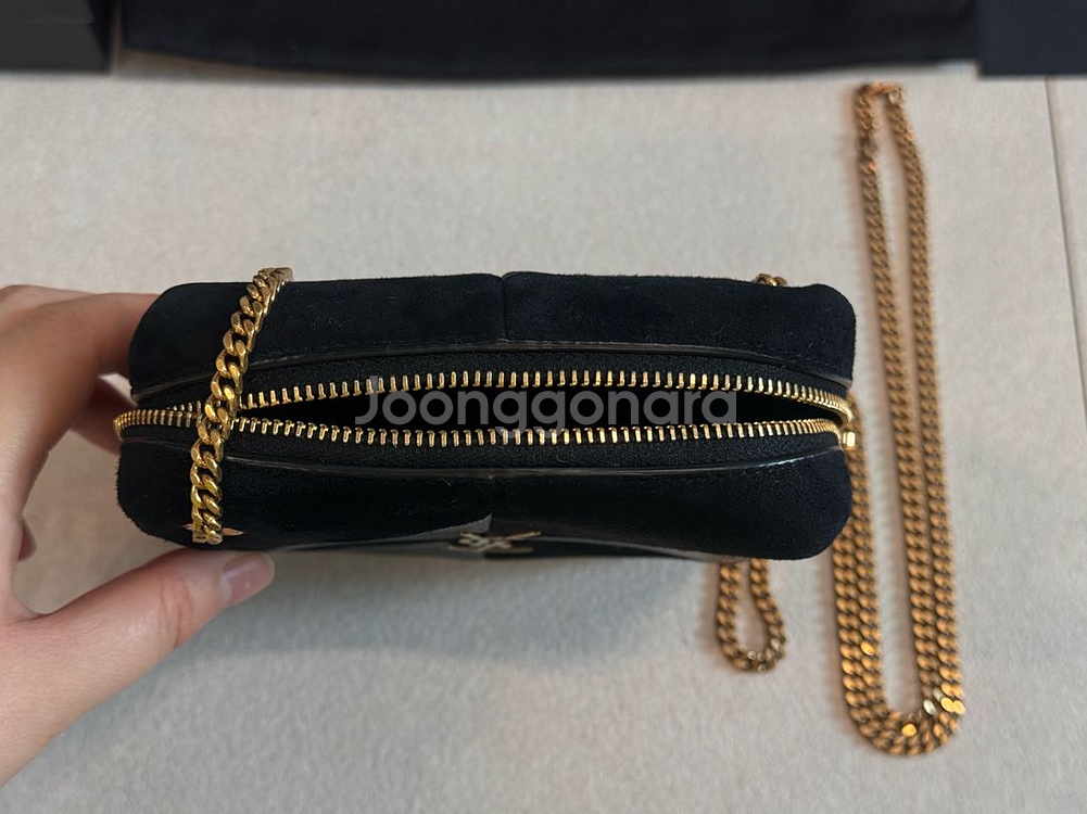 정가 129만원) 생로랑 제이미 큐브 숄더백 미니 크로스백--4