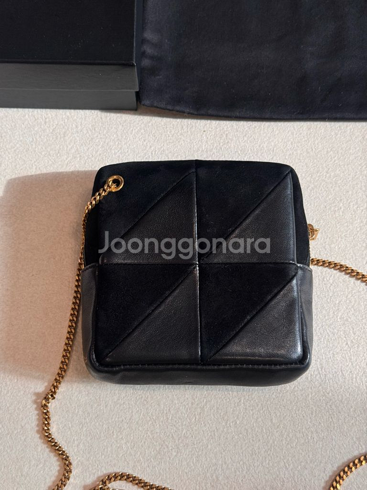 정가 129만원) 생로랑 제이미 큐브 숄더백 미니 크로스백--5