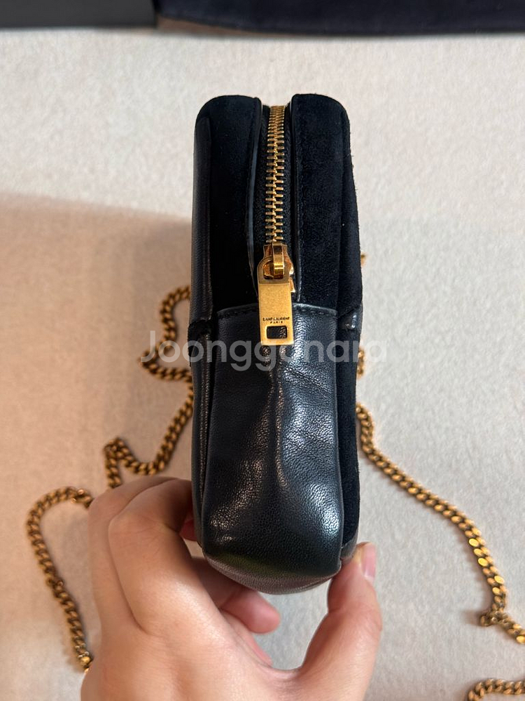 정가 129만원) 생로랑 제이미 큐브 숄더백 미니 크로스백--6