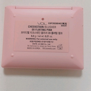 브이디엘 블러셔 09 플러팅핑크