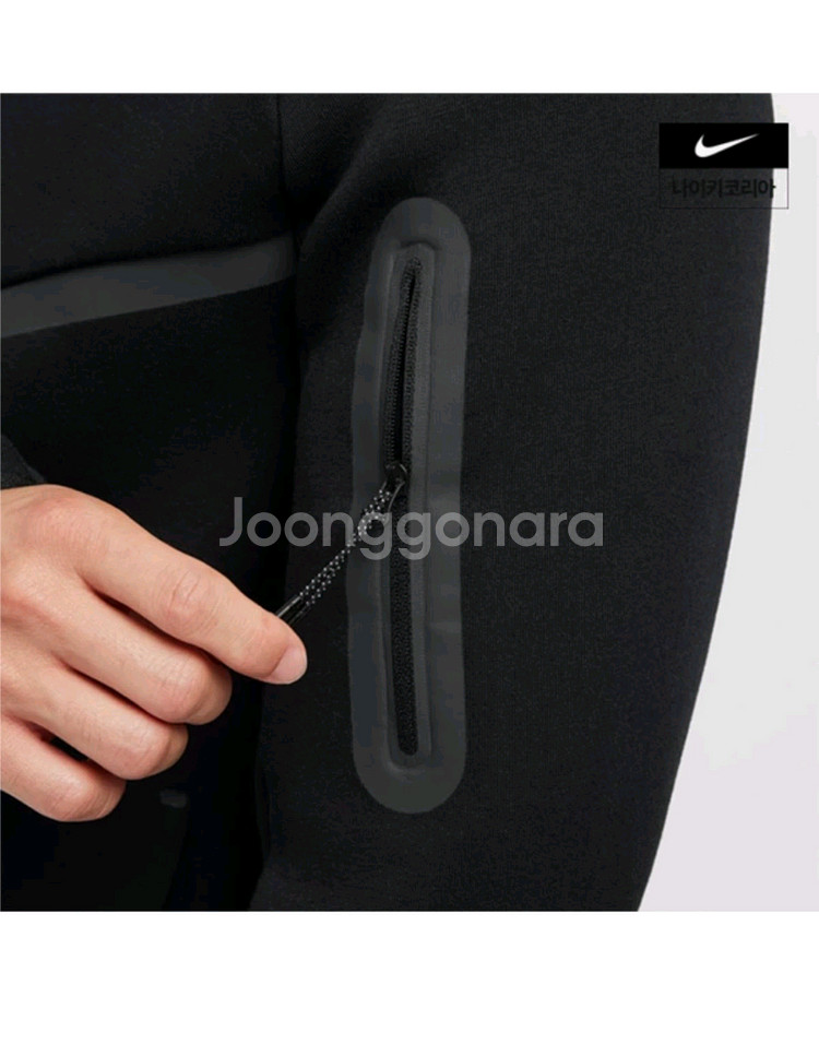 나이키 테크팩 후드집업 블랙 L사이즈입니다--5
